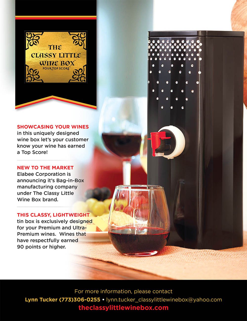 Metal decorative wine decanter on table with wine glass and condiments Product Photography